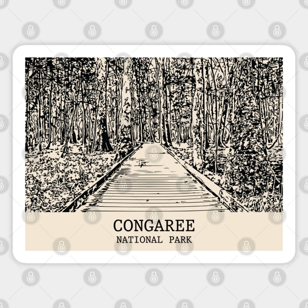 Congaree National Park Magnet by Lakeric
